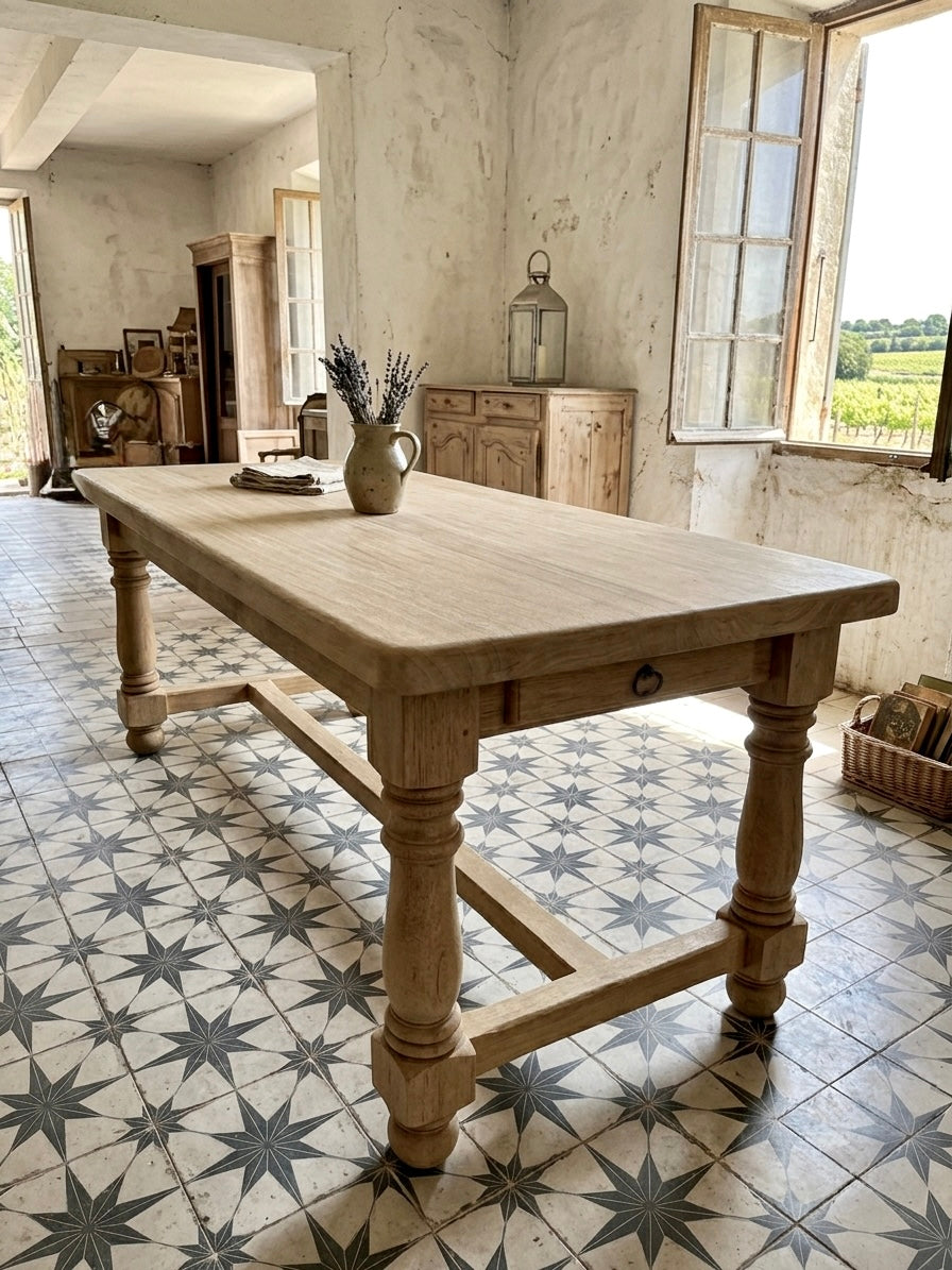 Mesa tocinera madera natural