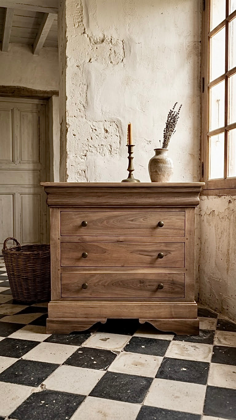 Comoda roble antigua