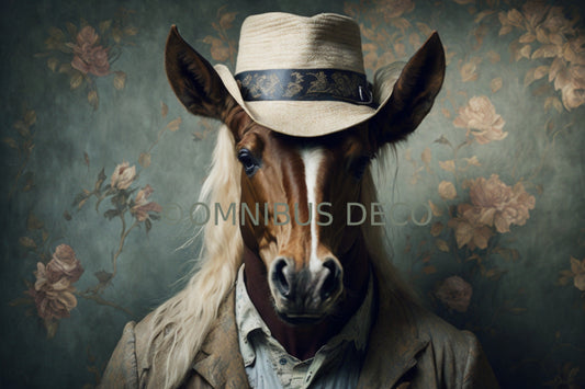 RIP The Cuban Horse - Ilustración en papel fotográfico