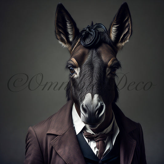 Sheridan The Donkey - Ilustración en papel fotográfico
