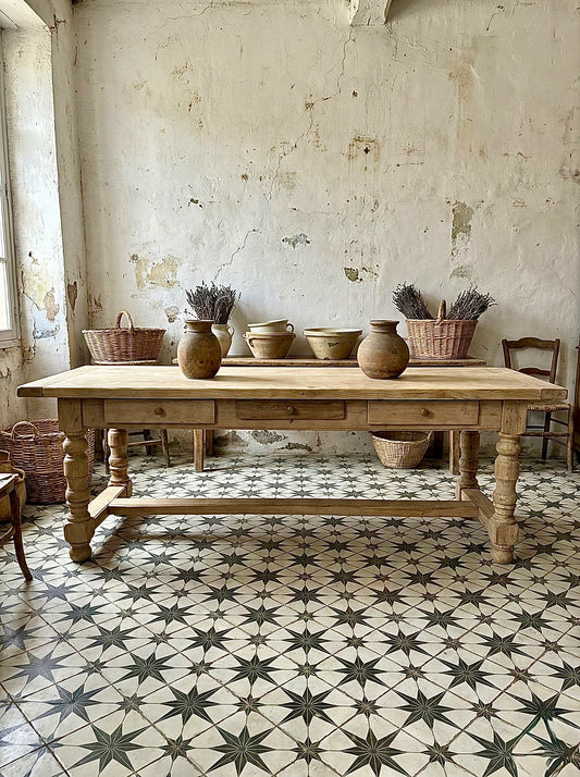 Mesa antigua roble rustico