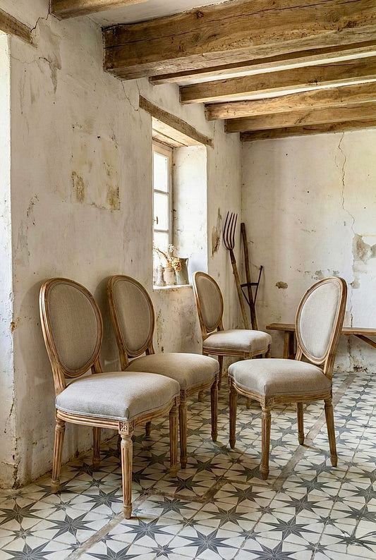 Sillas Medallon Antiguas