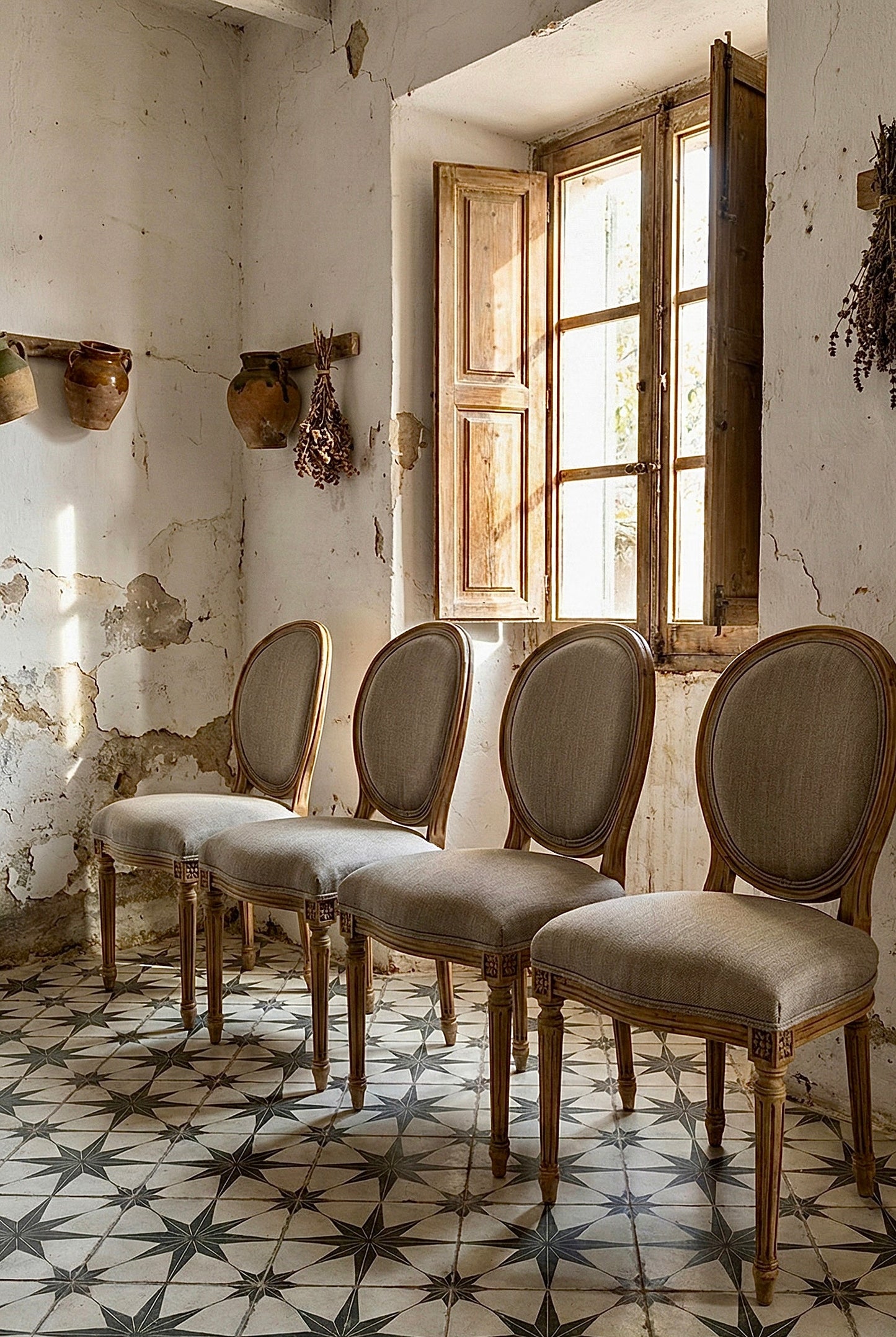 Sillas Medallon Antiguas