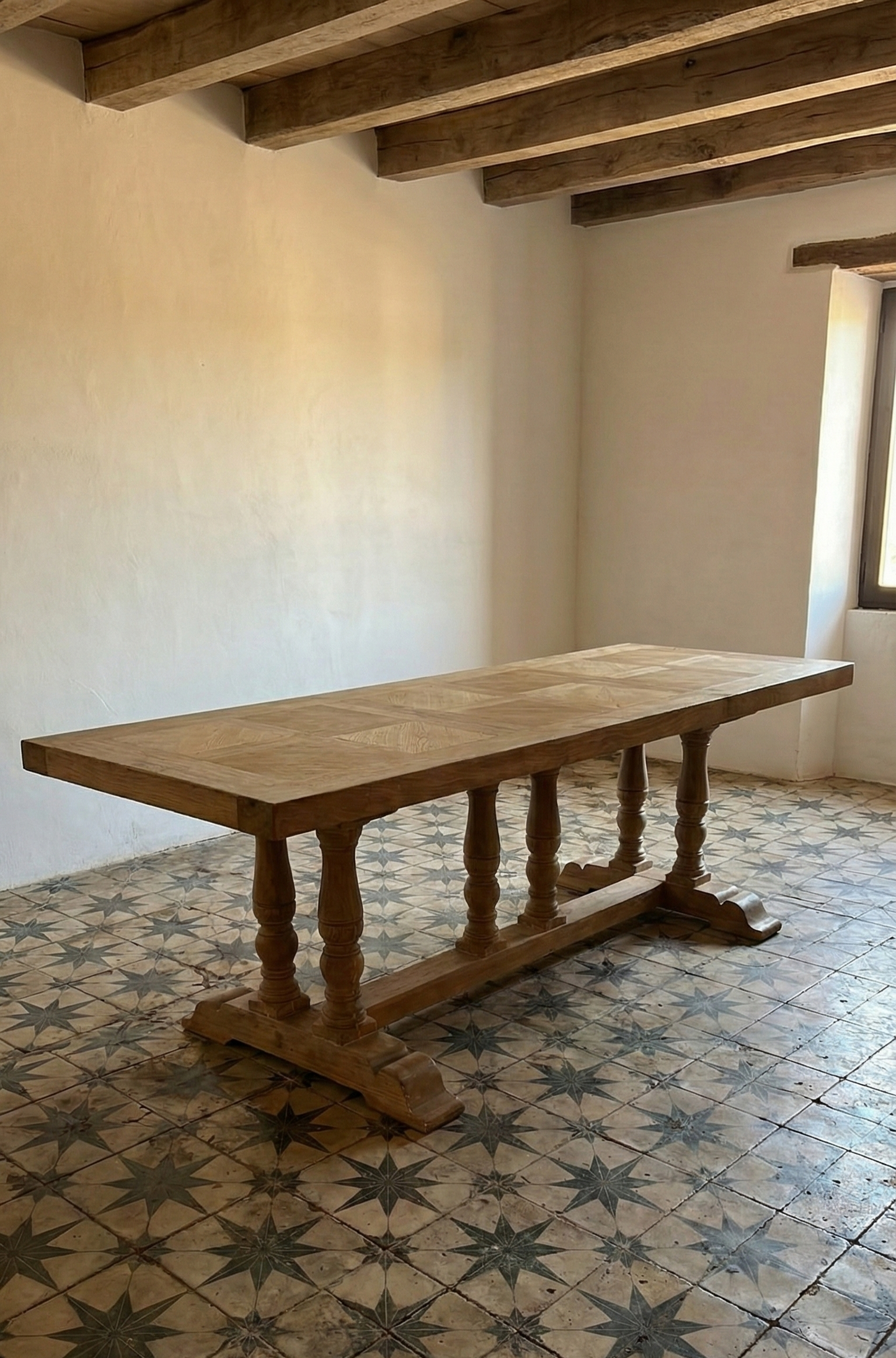 Mesa roble antigua
