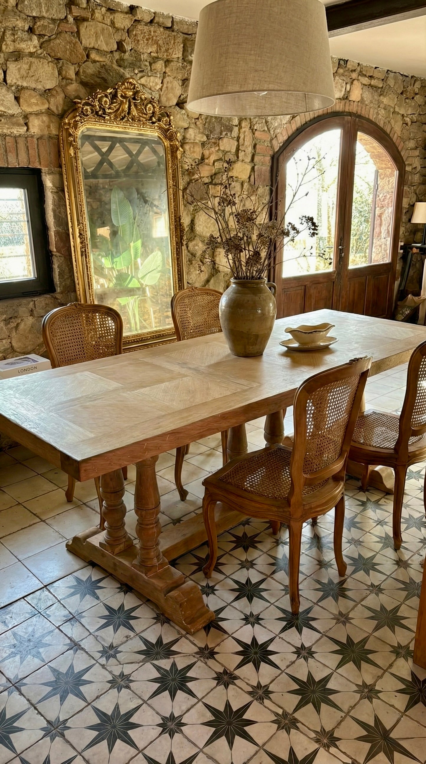 Mesa roble antigua