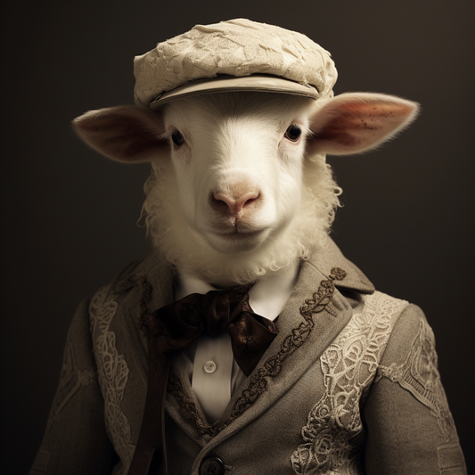 Armin the Lamb - Ilustración en papel fotográfico
