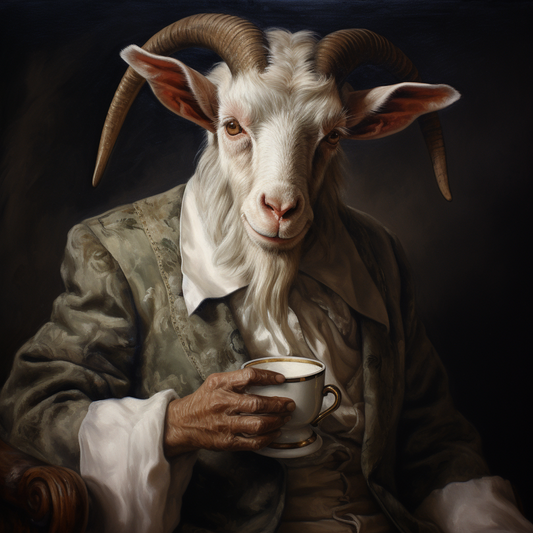 Barry the Goat - Ilustración en papel fotográfico