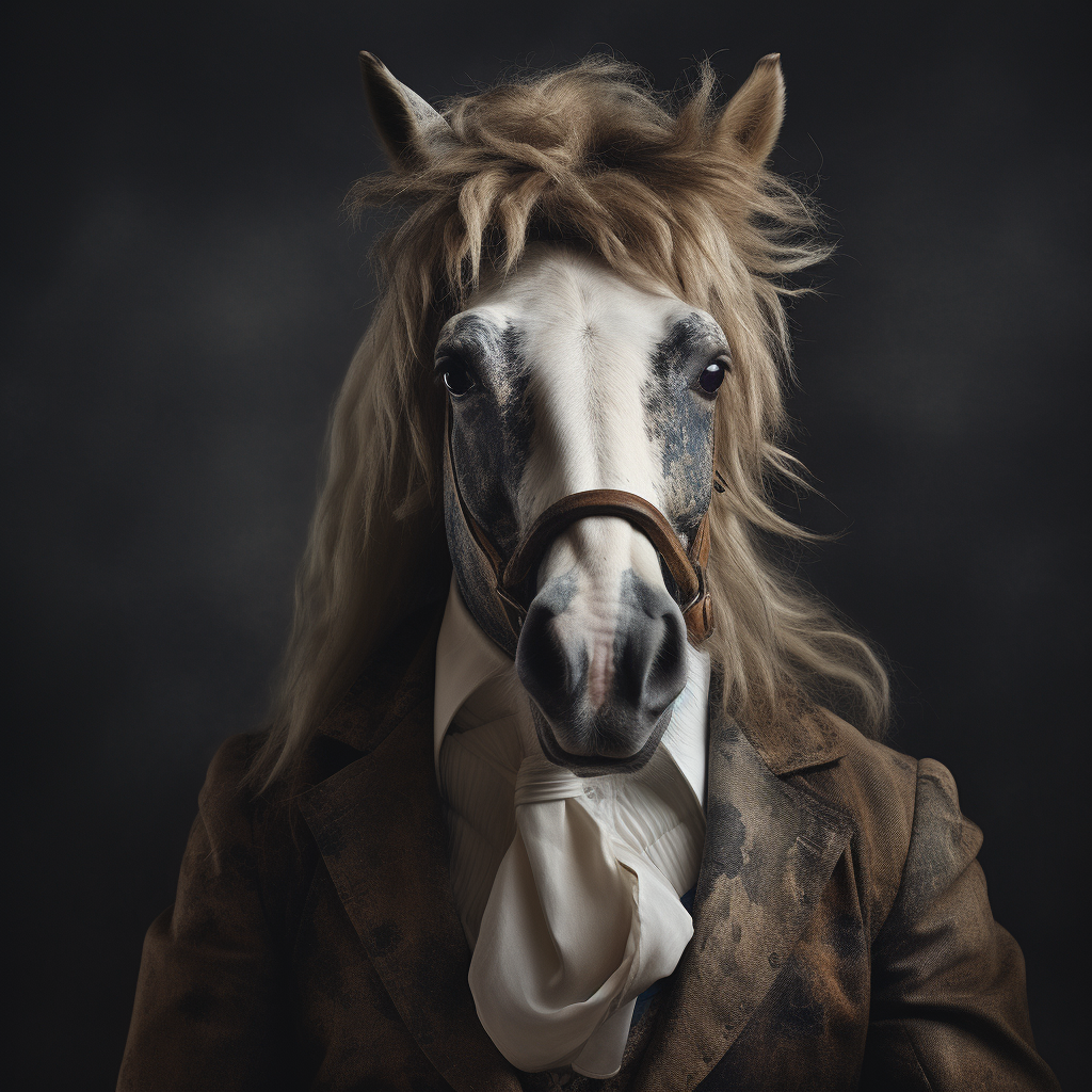Allum The Horse - Ilustración en papel fotográfico